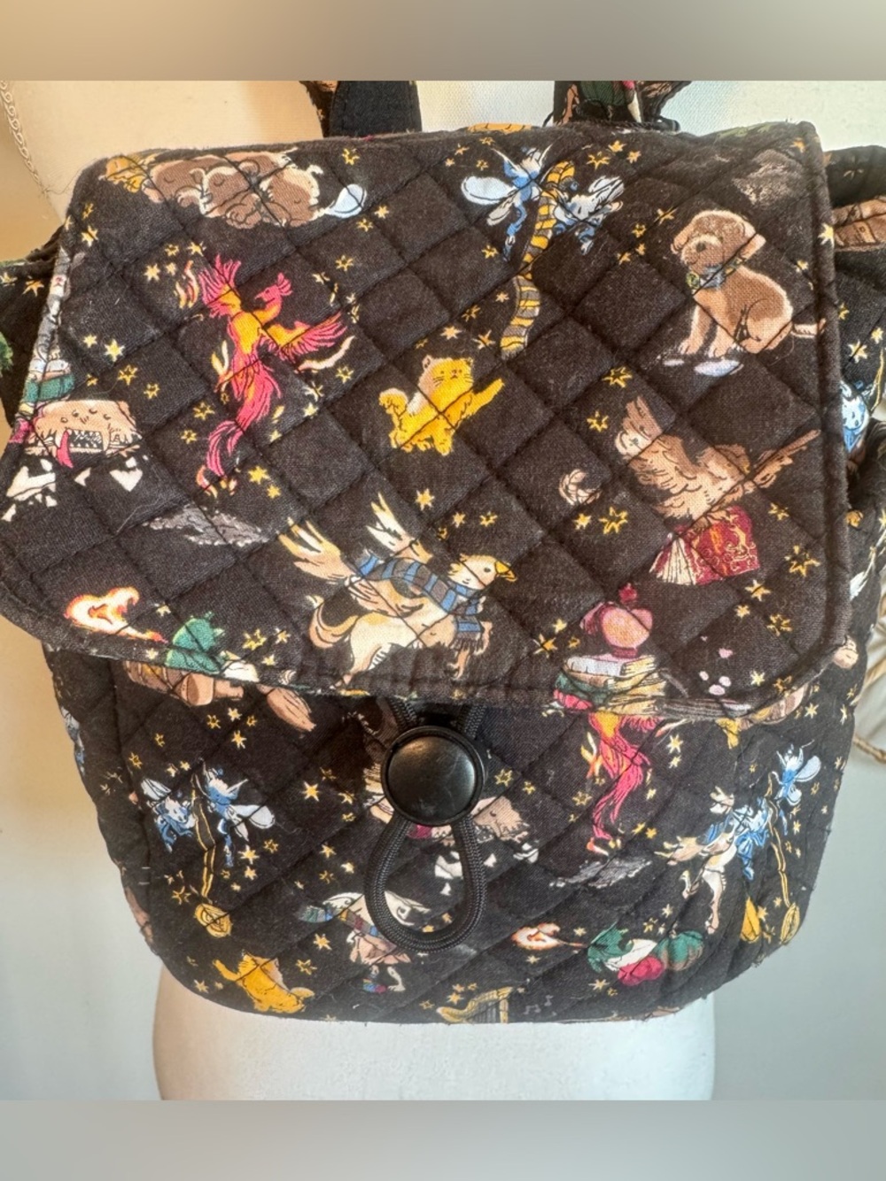 Vera Bradley Harry Potter Friends at Hogwarts Mini Quilted Backpack - Picture 2 of 10